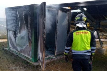 Bomberos en Tordesillas.
