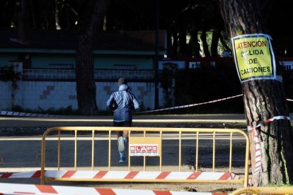Acondicionamiento de los aparcamientos de FASA en el pinar.