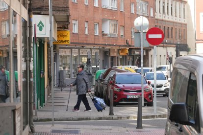 La calle Mota del barrio de La Rubia en la actualidad