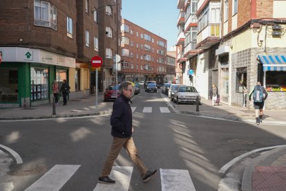 La calle Mota del barrio de La Rubia en la actualidad.