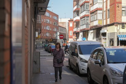 La calle Mota del barrio de La Rubia en la actualidad.