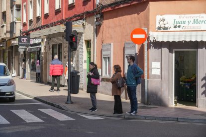 La calle Mota del barrio de La Rubia en la actualidad.
