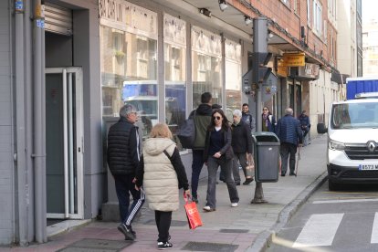 La calle Mota del barrio de La Rubia en la actualidad.