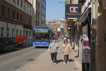 La calle Mota del barrio de La Rubia en la actualidad.