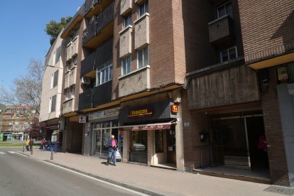 La calle Mota del barrio de La Rubia en la actualidad