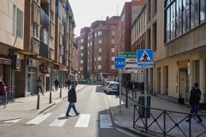 La calle Mota del barrio de La Rubia en la actualidad