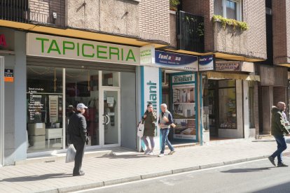 La calle Mota del barrio de La Rubia en la actualidad