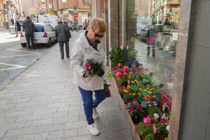 La calle Mota del barrio de La Rubia en la actualidad