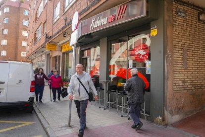 La calle Mota del barrio de La Rubia en la actualidad