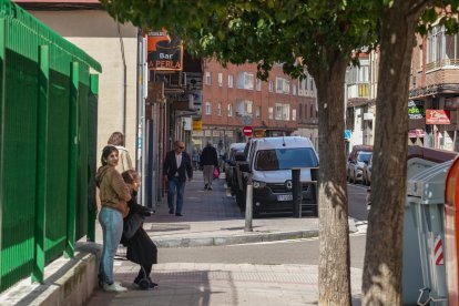 La calle Mota del barrio de La Rubia en la actualidad