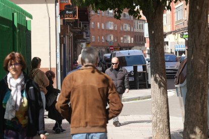 La calle Mota del barrio de La Rubia en la actualidad