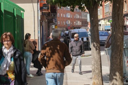 La calle Mota del barrio de La Rubia en la actualidad