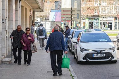 La calle Mota del barrio de La Rubia en la actualidad