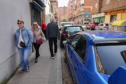 La calle Mota del barrio de La Rubia en la actualidad