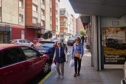 La calle Mota del barrio de La Rubia en la actualidad