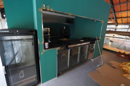 Así avanzan las obras en el restaurante del Mercado del Val