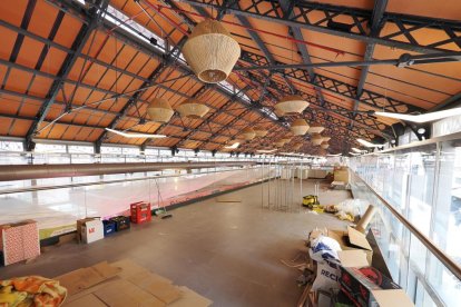 Así avanzan las obras en el restaurante del Mercado del Val