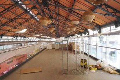 Así avanzan las obras en el restaurante del Mercado del Val