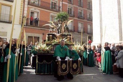 Procesión de las Palmas del Domingo de Ramos en Valladolid, 2009.
