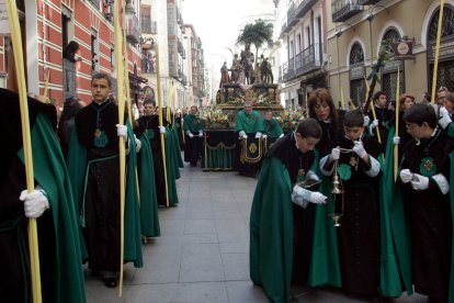 Procesión de las Palmas del Domingo de Ramos en Valladolid, 2009.