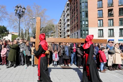 Procesión del Santísimo Cristo de la Luz de Valladolid, 2016.