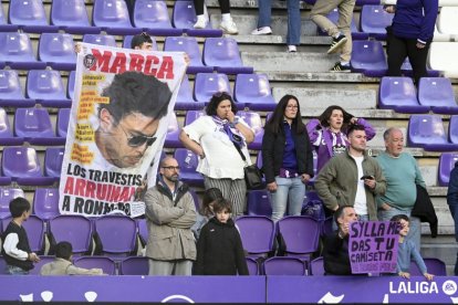 Pancarta contra Ronaldo.