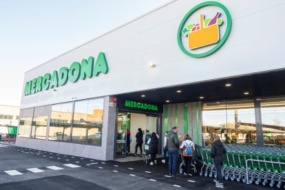 Aspecto del nuevo Mercadona de Medina del Campo