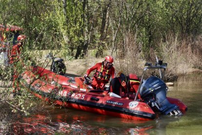 Los bomberos de Valladolid continúan con la búsqueda del joven aragonés desaparecido