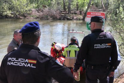 Despliegue para la recuperación del cadáver de Alejandro Aranda.