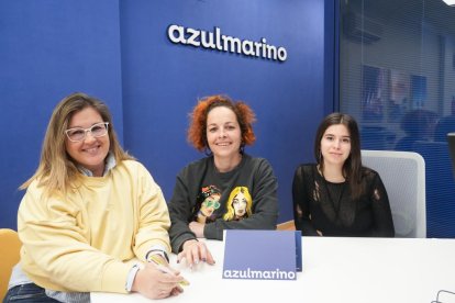 Sheila Ramírez, Laura Alonso y Ángela Fernández, equipo de la agencia de viajes AZULMARINO.