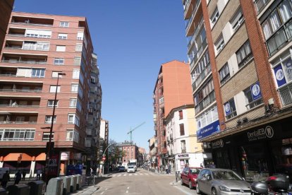 La plaza de la Cruz Verde de Valladolid en la actualidad