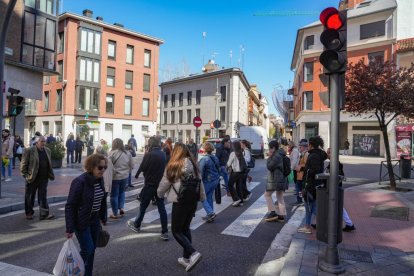 La plaza de la Cruz Verde de Valladolid en la actualidad