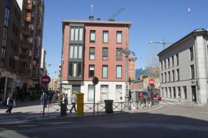 La plaza de la Cruz Verde de Valladolid en la actualidad