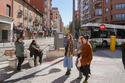 La plaza de la Cruz Verde de Valladolid en la actualidad