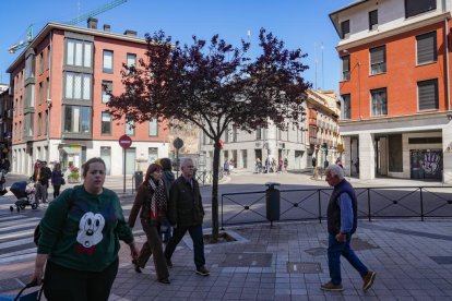 La plaza de la Cruz Verde de Valladolid en la actualidad