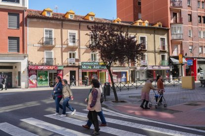 La plaza de la Cruz Verde de Valladolid en la actualidad
