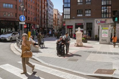La plaza de la Cruz Verde de Valladolid en la actualidad