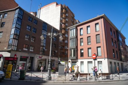 La plaza de la Cruz Verde de Valladolid en la actualidad