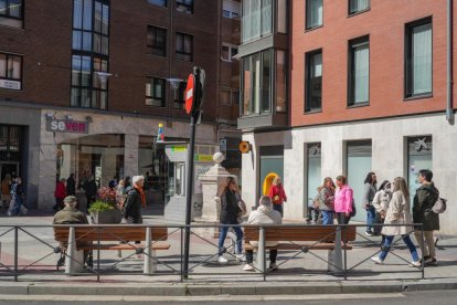 La plaza de la Cruz Verde de Valladolid en la actualidad