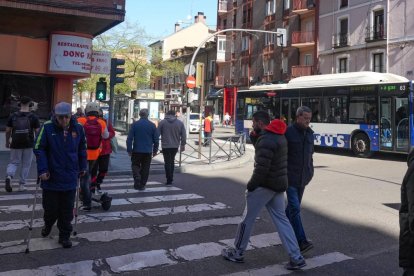 La plaza de la Cruz Verde de Valladolid en la actualidad