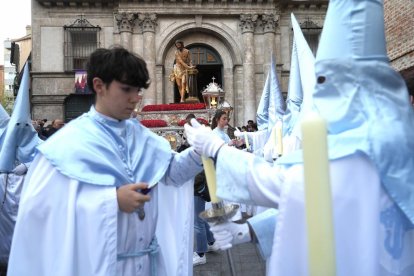 Un momento de la Procesión del Santísimo Rosario del Dolor.