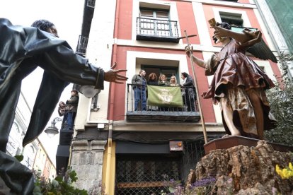 Un momento de la Procesión del Santísimo Rosario del Dolor.