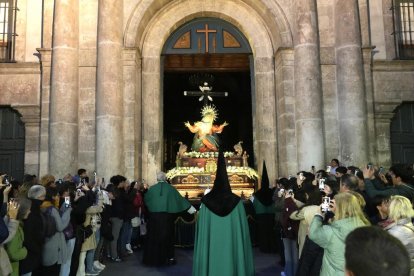 Un momento de la Procesión del Santísimo Rosario del Dolor.