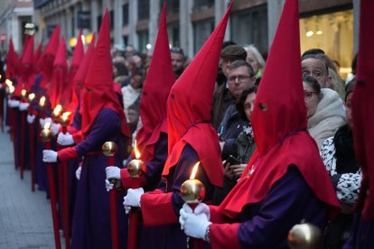 Un momento de la Procesión del Santísimo Rosario del Dolor.