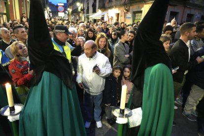 Un momento de la Procesión del Santísimo Rosario del Dolor.