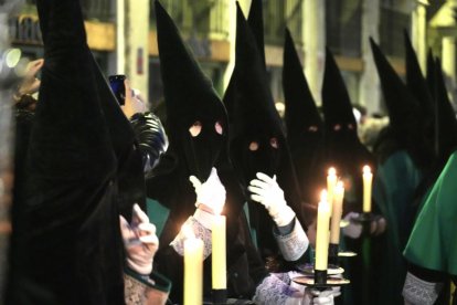 Un momento de la Procesión del Santísimo Rosario del Dolor.