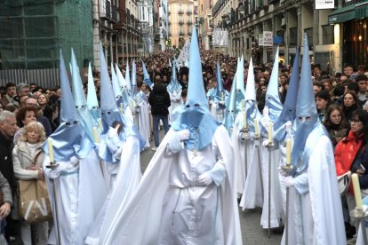 Un momento de la Procesión del Santísimo Rosario del Dolor.
