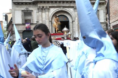 Un momento de la Procesión del Santísimo Rosario del Dolor.