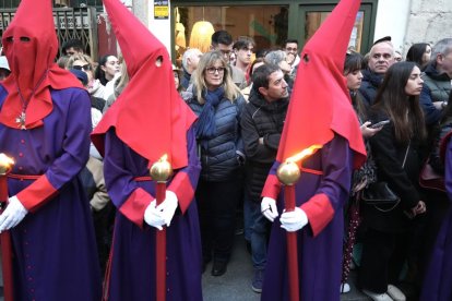Un momento de la Procesión del Santísimo Rosario del Dolor.