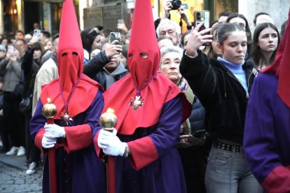Un momento de la Procesión del Santísimo Rosario del Dolor.